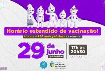 dez psfs atenderao em horario estendido para vacinacao nesta quinta feira 29 -CenárioMT