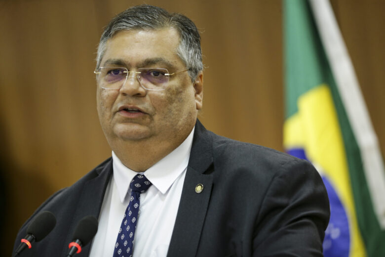 Brasília (DF), 24/07/2023 - O ministro da Justiça e Segurança Pública, Flávio Dino, durante coletiva de imprensa sobre ação da Polícia Federal em torno do inquérito que investiga a morte da vereadora Marielle Franco e do motorista Andreson Gomes Foto: Marcelo Camargo/Agência Brasil/Arquivo