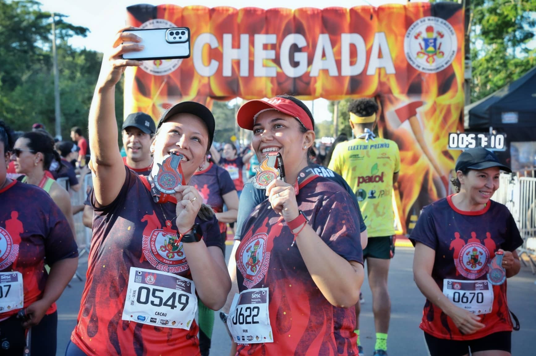 Michel Alvim - SECOM MT | Corpo de Bombeiros realiza 35° Corrida SESC Homens de Fogo