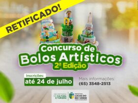 edital do concurso de bolos artisticos lucas 35 anos e retificado