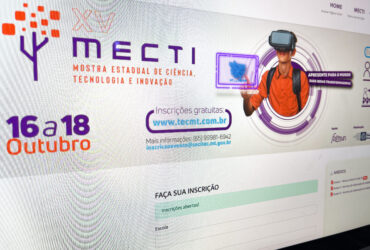 Site oficial onde os estudantes devem encaminhar os projetos desenvolvidos nas escolas.  - Foto por: Seciteci-MT