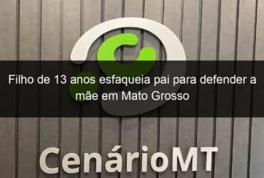 filho de 13 anos esfaqueia pai para defender a mae em mato grosso 841364