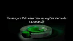 Flamengo e Palmeiras buscam a glória eterna da Libertadores