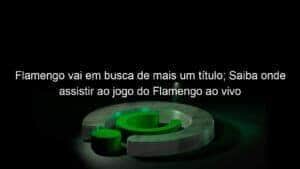 Flamengo vai em busca de mais um título; Saiba onde assistir ao jogo do Flamengo ao vivo