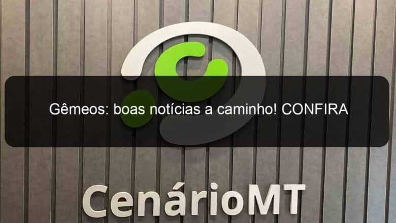 gemeos boas noticias a caminho confira 1113738