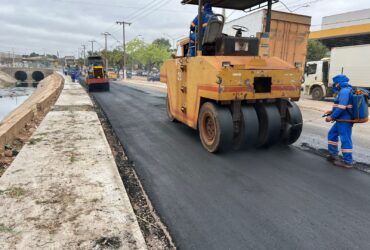 Revitalização da Avenida 8 de Abril  - Foto por: Fiscalização/Sinfra-MT