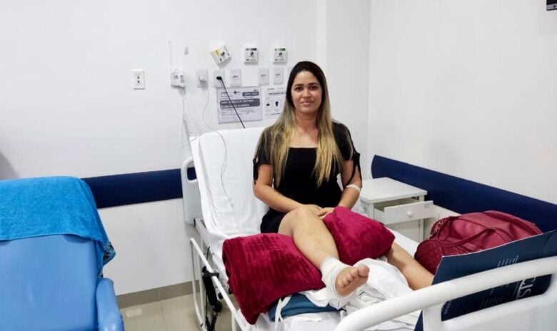 Angélica Cristina Barbosa, de 32 anos, destaca a melhoria na qualidade do atendimento na unidade