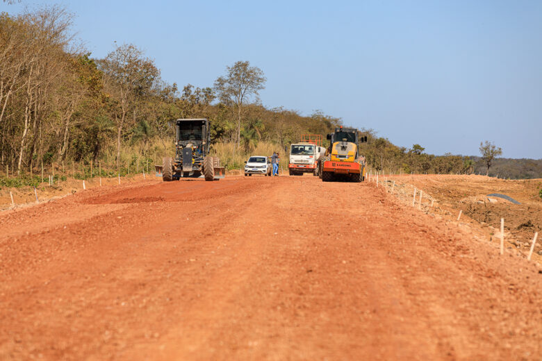 Obras na MT-401 em Cuiabá  - Foto por: Marcos Vergueiro/Secom-MT