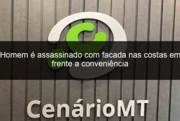 homem e assassinado com facada nas costas em frente a conveniencia 835569