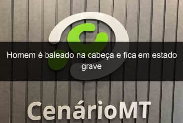 homem e baleado na cabeca e fica em estado grave 1327352