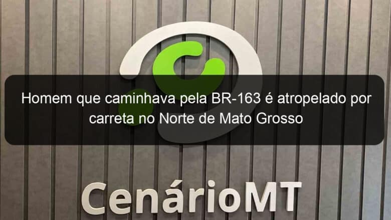 homem que caminhava pela br 163 e atropelado por carreta no norte de mato grosso 1139826