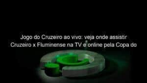 Jogo do Cruzeiro ao vivo: veja onde assistir Cruzeiro x Fluminense na TV e online pela Copa do Brasil