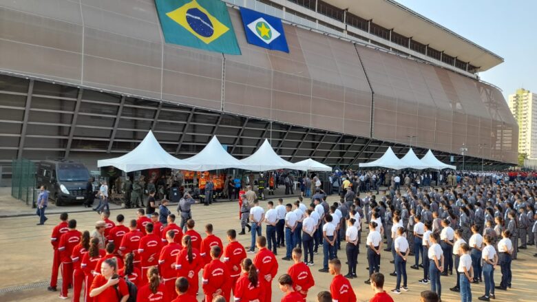 A 1ª edição dos Jogos das escolas Estaduais Militares aconteceu em agosto de 2022  - Foto por: Assessoria