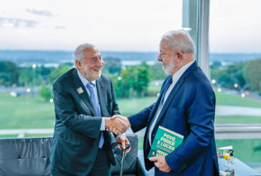 Brasília (DF), 13. 09. 2023 - Presidente da República, Luiz Inácio Lula da Silva, recebe o professor Joseph Stiglitz, Prêmio Nobel de Economia, no Palácio do Planalto. Brasília - DF. Foto: Ricardo Stuckert PR Por: Ricardo Stuckert/PR