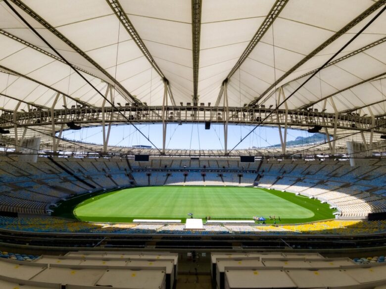 Maracanã - estádio - novo gramado Por: CBF/Divulgação/Maracanã