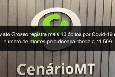 mato grosso registra mais 43 obitos por covid 19 e numero de mortes pela doenca chega a 11 509 1049026