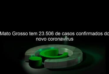 mato grosso tem 23 506 de casos confirmados do novo coronavirus 932927