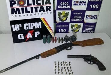 pm prende dupla por porte ilegal de arma de fogo apreende revolver e espingarda capa 2023 06 05 2023 06 05 1195334829