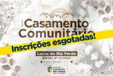 pre cadastros para casamento comunitario estao esgotados -CenárioMT