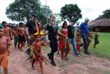 Arquivo: Registro da primeira-dama de MT, Virginia Mendes em dezembro de 2021  - Foto por: Jana Pessôa