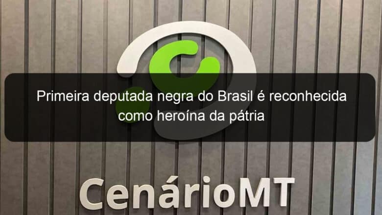 primeira deputada negra do brasil e reconhecida como heroina da patria 1292122