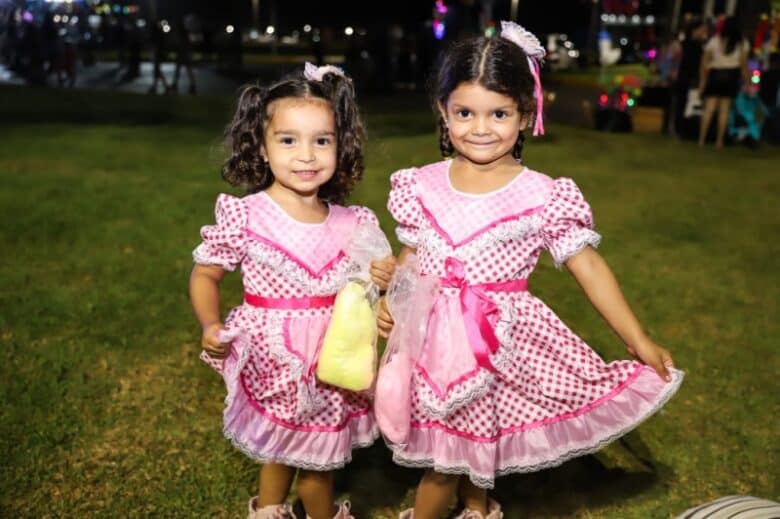 primeiro dia do arraia da integracao garantiu diversao para familias luverdenses