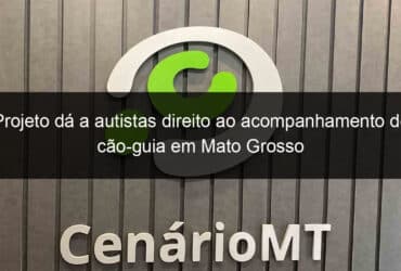 projeto da a autistas direito ao acompanhamento de cao guia em mato grosso 1107207