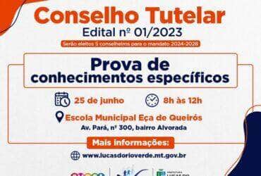 prova de conhecimentos especificos para conselheiro tutelar sera neste domingo 25 -CenárioMT