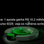 quina 1 aposta ganha r 102 milhoes no concurso 6028 veja os numeros sorteados 1278656