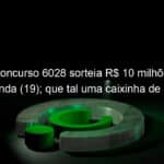 quina concurso 6028 sorteia r 10 milhoes nesta segunda 19 que tal uma caixinha de natal dessas 1277845