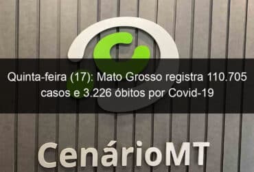 quinta feira 17 mato grosso registra 110 705 casos e 3 226 obitos por covid 19 965072