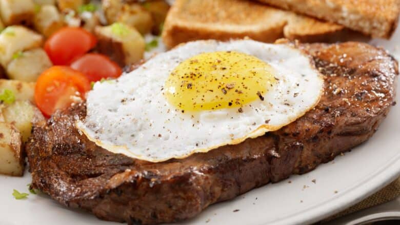 receita de bife a cavalo