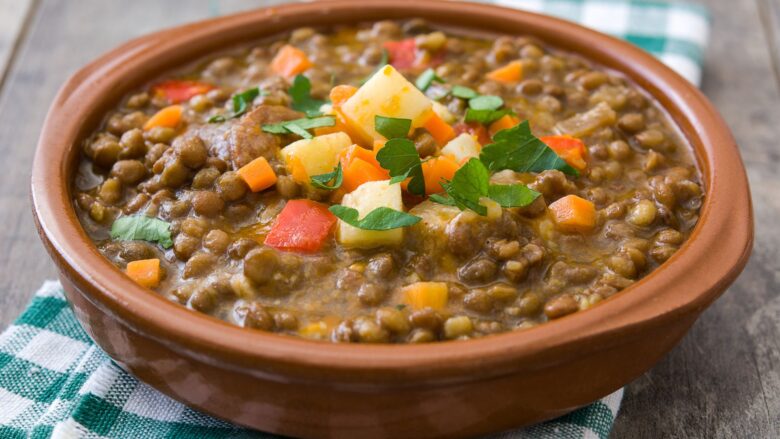 receita de lentilha