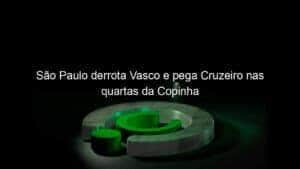 São Paulo derrota Vasco e pega Cruzeiro nas quartas da Copinha