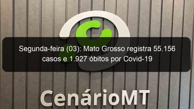 segunda feira 03 mato grosso registra 55 156 casos e 1 927 obitos por covid 19 945176