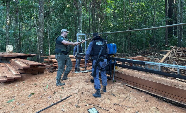 Operação Amazônia no Parque Cristalino  - Foto por: Sema-MT