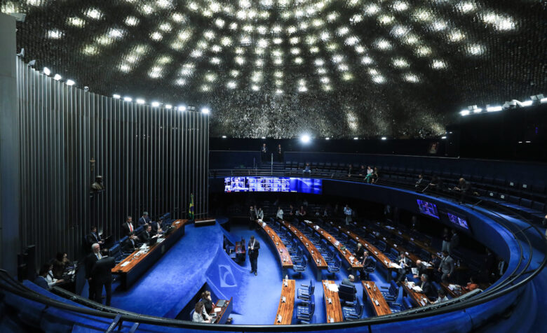 Brasília (DF) 12/07/2023 Senador Rodrigo Pacheco durante Sessão do Senado que votou MPs e Projetos de lei. Foto Lula Marques/ Agência Brasil.