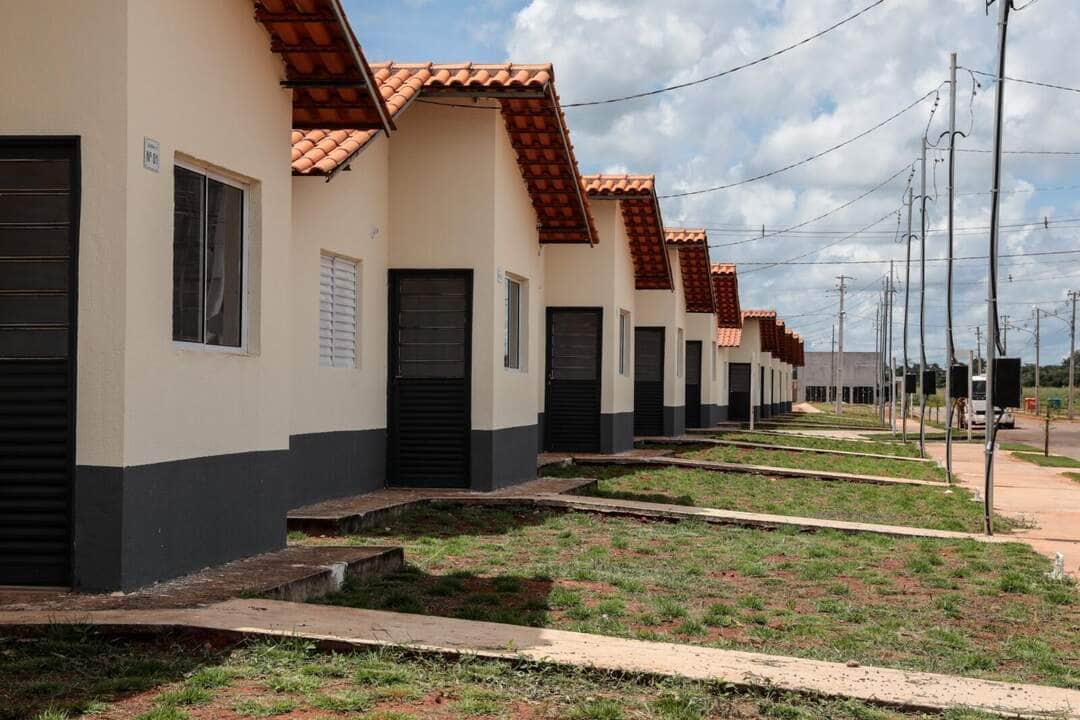 Casas do Residencial Vida Nova II, em Lucas do Rio Verde - Foto por: Mayke Toscano/Secom-MT