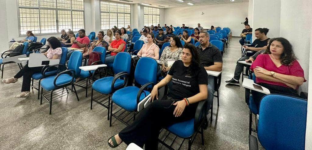 Esta é a segunda etapa de capacitação do grupo; a primeira ocorreu em novembro de 2022 e o terceiro encontro está previsto para 2024. Crédito - SES-MT