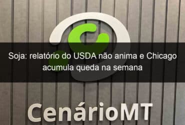 soja relatorio do usda nao anima e chicago acumula queda na semana 801894