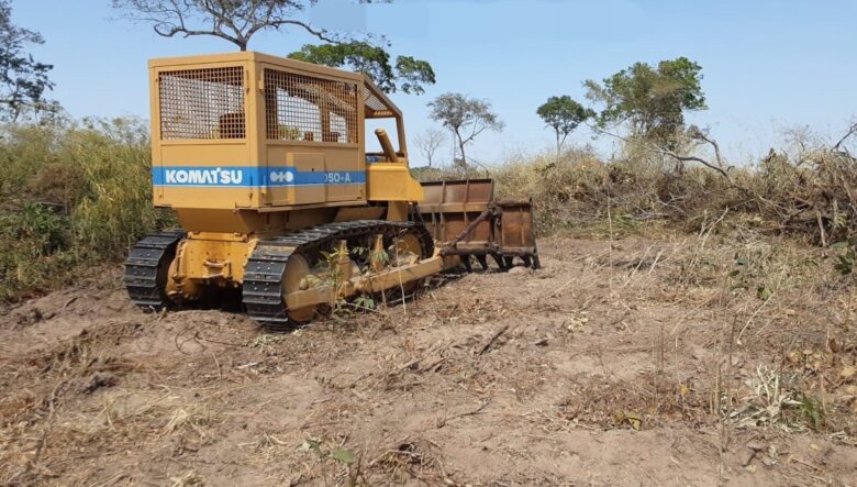 Percentual de máquinas apreendidas em operação que são inutilizadas é menor que 4%  - Foto por: Divulgação/Sema-MT