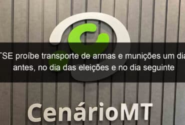 tse proibe transporte de armas e municoes um dia antes no dia das eleicoes e no dia seguinte 1207294