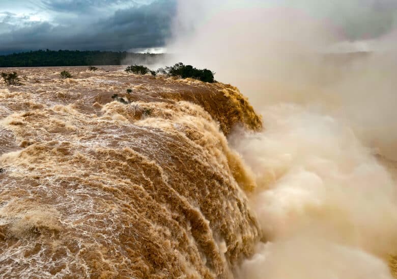 Paraná - 31. 10. 2023, Vazão nas Cataratas do Iguaçu. Foto: Urbia Cataratas