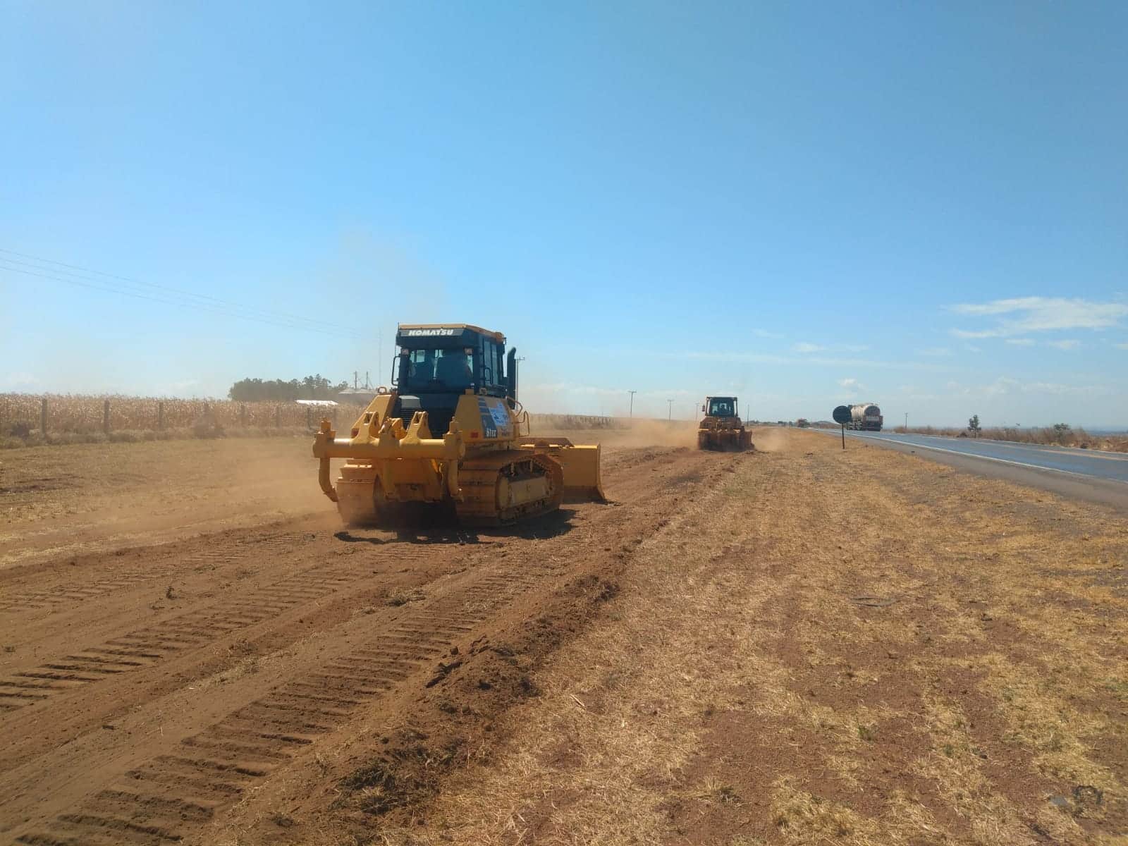 Iniciadas obras de duplicação da BR-163 em Diamantino