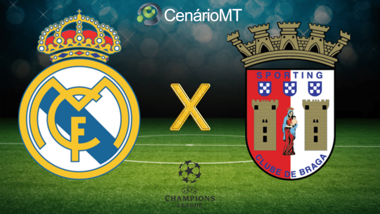 Real Madrid x Braga ao vivo