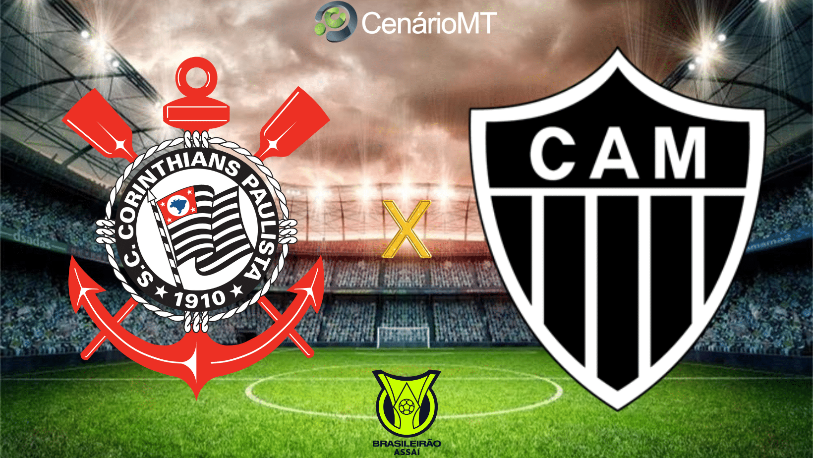 Corinthians x Atlético-MG: Onde assistir ao vivo ao jogo do