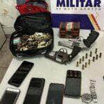 Dois suspeitos são presos e um baleado após roubo em Diamantino