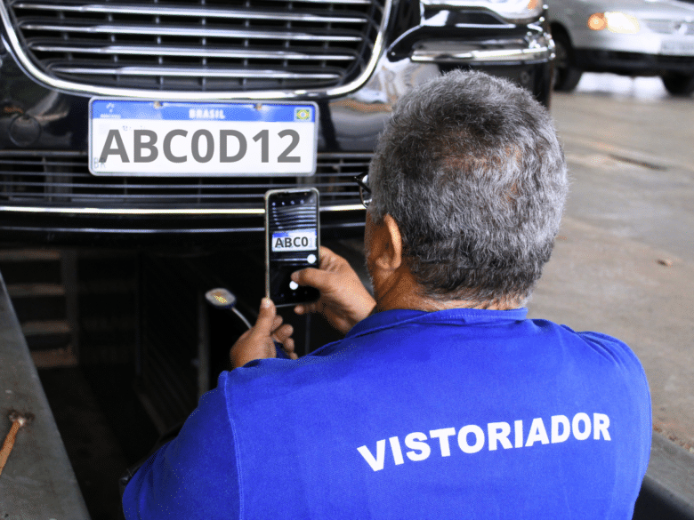 Serviço de vistoria veicular de forma eletrônica - Foto por: Kamila Nascimento/Detran-MT