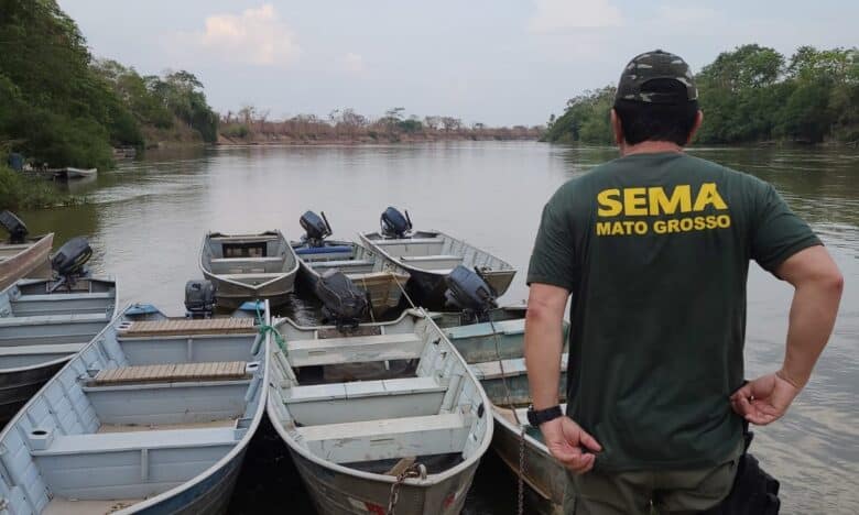 Apreensão de mais de uma tonelada de pescado ilegal Reprodução | Secom MT