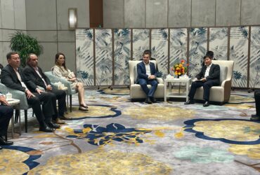 Governador de Hainan, Liu Xiaoming, na China, propôs parcerias com Mato Grosso para melhorar o intercâmbio              Crédito - Secom-MT